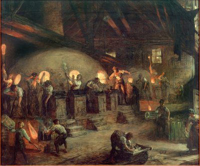 Glasværk i Hessen af Johann Heinrich Hasselhorst