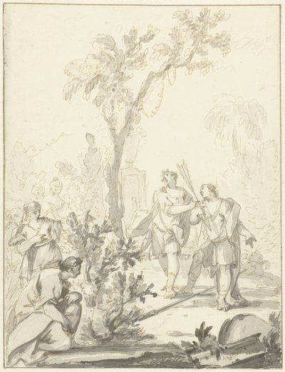 Allegorisk fremstilling af Johann Heinrich Keller (II)