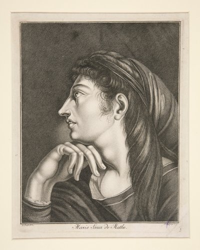 Marie Søster til Mathe af Johann Heinrich Lips