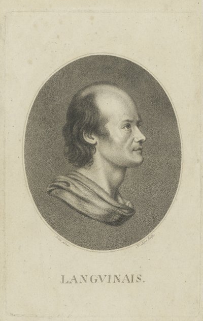 Portræt af Jean-Denis Lanjuinais 1753-1827, ca. 1810. af Johann Heinrich Lips