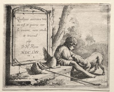 Johann Heinrich Roos Shepherding (serie) af Johann Heinrich Roos