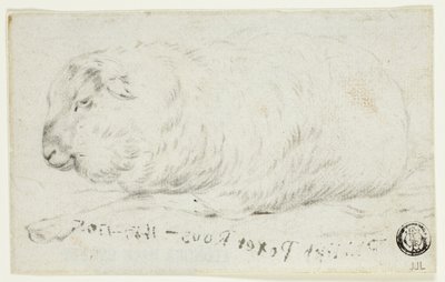 Får, der ligger ned af Johann Heinrich Roos