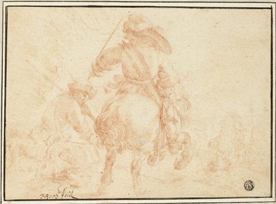 Soldater til hest af Johann Heinrich Roos