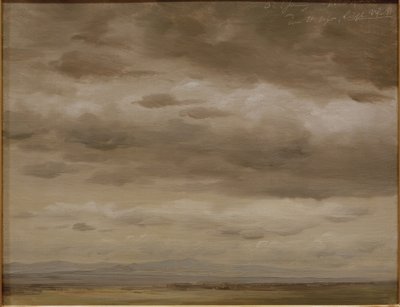 Sky skitse af Johann Heinrich Schilbach