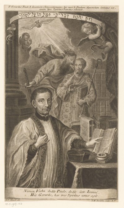 Portræt af Gerhard Pauli af Johann Heinrich Störchlin