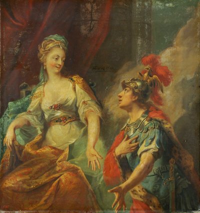 Aeneas foran Dido af Johann Heinrich Tischbein