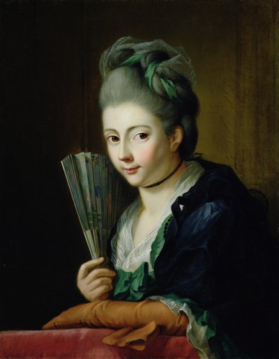 Portræt af kunstnerens datter Amalie af Johann Heinrich Tischbein