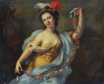 Musen Terpsichore (de ni muser, 1782) af Johann Heinrich Tischbein