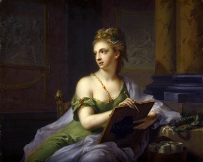 De ni muser - Kalliope (episk poesi) af Johann Heinrich Tischbein