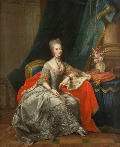 Margravine Philippine of Brandenburg-Schwedt 1745-1800, Landgravine of Hesse-Kassel, 1774. af Johann Heinrich Tischbein
