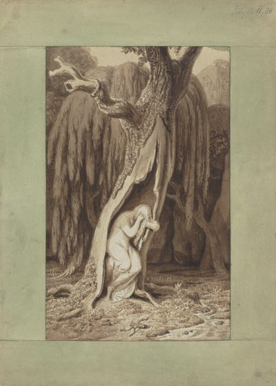Dryad. Idylls Series, ca 1820. af Johann Heinrich Wilhelm Tischbein