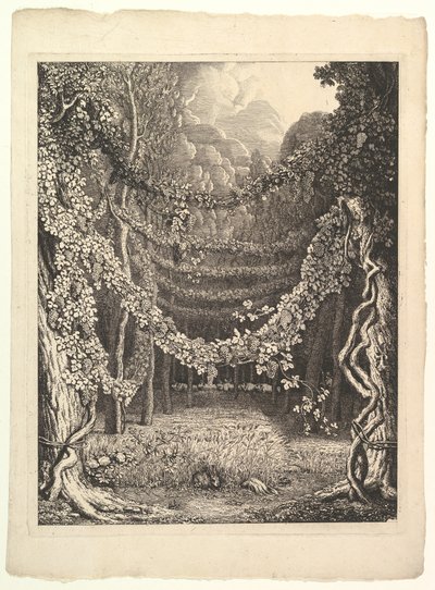 Frontispice til bind IV af Homer hentet fra antikken, Göttingen: Heinrich Diete..., ca. 1796. af Johann Heinrich Wilhelm Tischbein