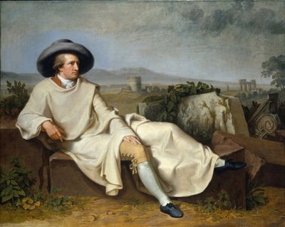 Goethe i Campagna, 1787 af Johann Heinrich Wilhelm Tischbein