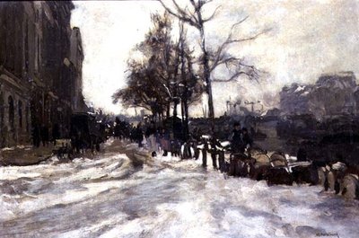 Vinter, Rotterdam af Johann Hendrik Mastenbroek