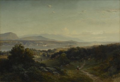 Landskab, Hyde Park, New York, 1859 af Johann Herman Carmiencke