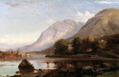 Hudson-floden ved Cold Spring af Johann Hermann Carmiencke