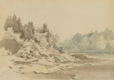 Montmorency-floden, Quebec af Johann Hermann Carmiencke