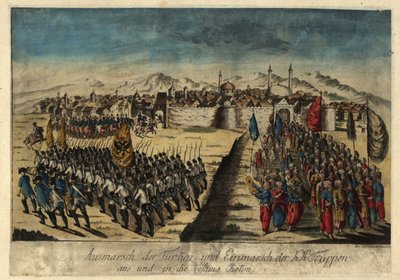 Overgivelse af fæstningen Khotyn den 29. september 1788, 1788. af Johann Hieronymus Loeschenkohl