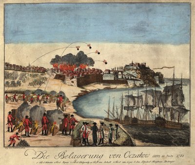 Belejringen af fæstningen Ochakov i december 1788, 1788. af Johann Hieronymus Loeschenkohl