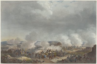 Prins af Orange i slaget ved Quatre-Bras, 1815 Tolv plader med ankomsten og indvielsen af ​​William I i Bruxelles og kampene ved Quatre-Bras og Waterloo i 1815 (serietitel) af Johann Hürlimann
