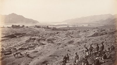 River Gorge over Lalpura ser mod Bassaule, ca. 1878 (foto) af Johann Hulsman