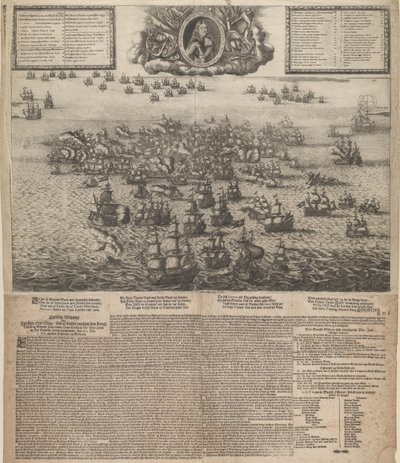 Slaget ved Køgebugt i juli 1677 af Johann Husman