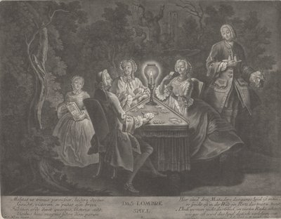 Lombre-spillet af Johann Jacobus Haid