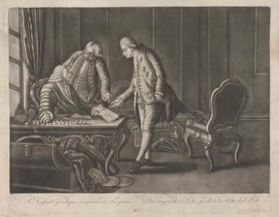 Den fortabte søn kræver sin legitimitet af Johann Jacobus Haid