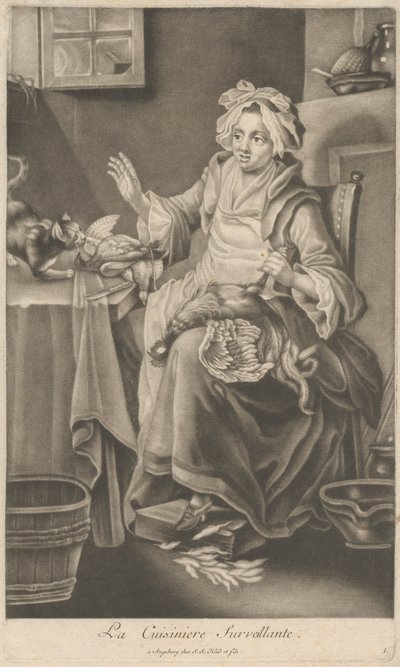 Den tilsynsførende kok af Johann Jacobus Haid