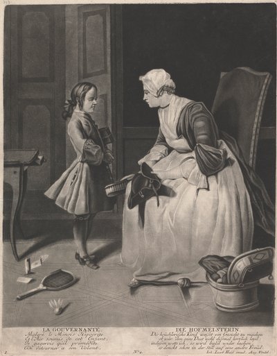 Guvernante af Johann Jacobus Haid