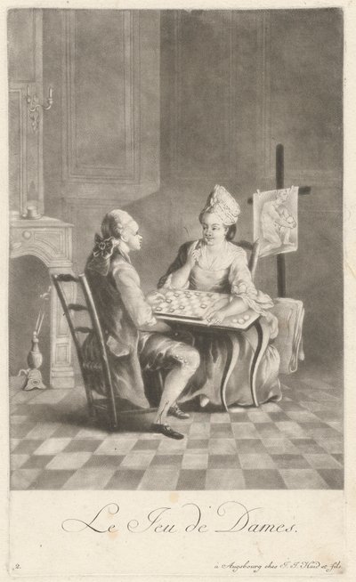 Damspillet af Johann Jacobus Haid