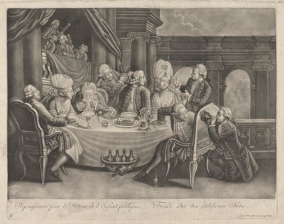 Fejring af den fortabte søns tilbagevenden af Johann Jacobus Haid