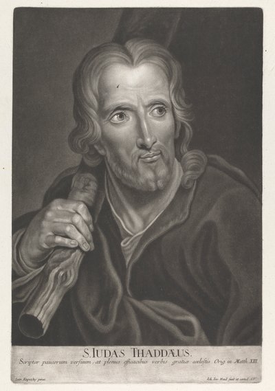 Sankt Judas Thaddeus af Johann Jacobus Haid