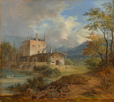 Jernhammer i bjergene af Johann Jakob Dorner der Jüngere