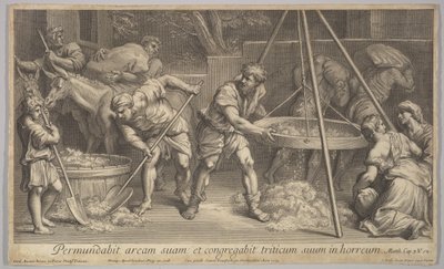 Hveden og avnerne, 1728. af Johann Jakob Frey the Elder