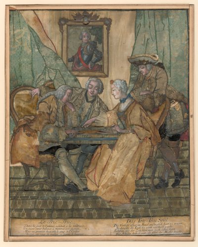 Le Jeu de Tric-Trac [The Game of Tric-Trac] af Johann Jakob Haid