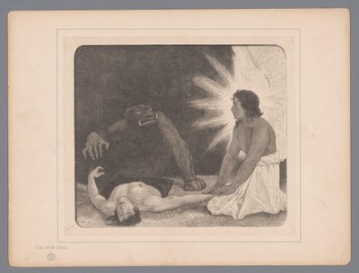 Kamp om en sjæl Um en Seele Syv mystiske repræsentationer (serietitel) af Johann Jakob Weber