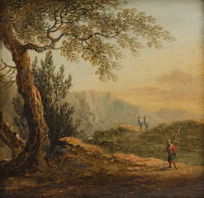 bjerglandskab af Johann Josef Schindler