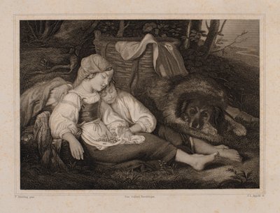 De sovende børn af Johann Leonhard Appold
