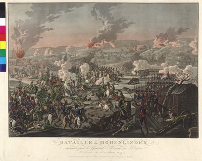 Slaget ved Hohenlinden (Linden) den 3. december 1800 (radering og akvatinte) af Johann Lorenz Rugendas