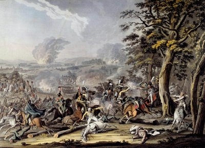 War of the Fourth Coalition: "" syn på slaget ved Friedland af Johann Lorenz Rugendas
