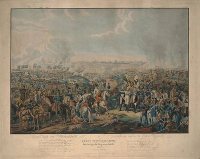 Efter slaget om nationerne: Prins Schwarzenberg bringer nyheder om sejr den 18. oktober 1813 af Johann Lorenz Rugendas the Younger