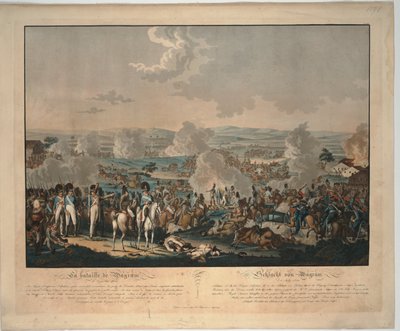 Slaget ved Wagram af Johann Lorenz Rugendas the Younger