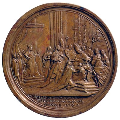 Kroningen af Josef II som romersk-tysk konge i Frankfurt am Main i 1764 af Johann Martin Krafft