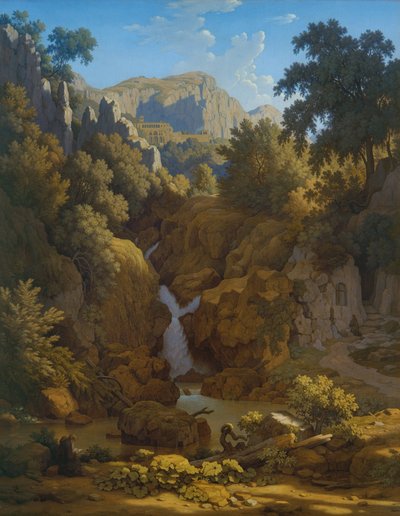 I Subiaco af Johann Martin von Rohden