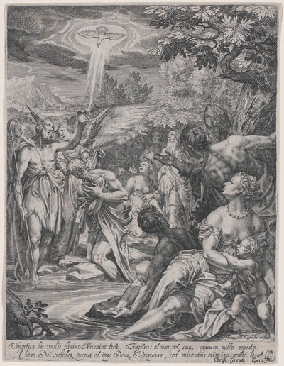 Kristi dåb af Johann Matthias Kager