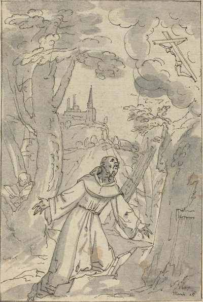 Stigmatiseringen af den hellige Frans af Johann Matthias Kager