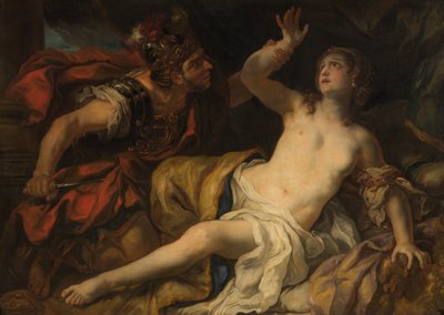 Tarquinius og Lucretia af Johann Michael Rottmayr