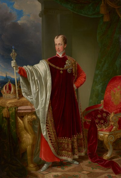Kejser Ferdinand i det gyldne skinds regalier af Johann Nepomuk Ender