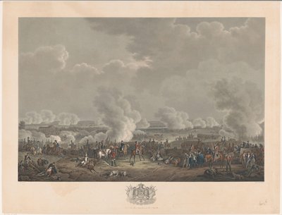 Slaget ved Waterloo, 1815 Tolv plader med ankomsten og indvielsen af ​​William I i Bruxelles og kampene ved Quatre-Bras og Waterloo i 1815 (serietitel) af Johann Nepomuk Gibèle